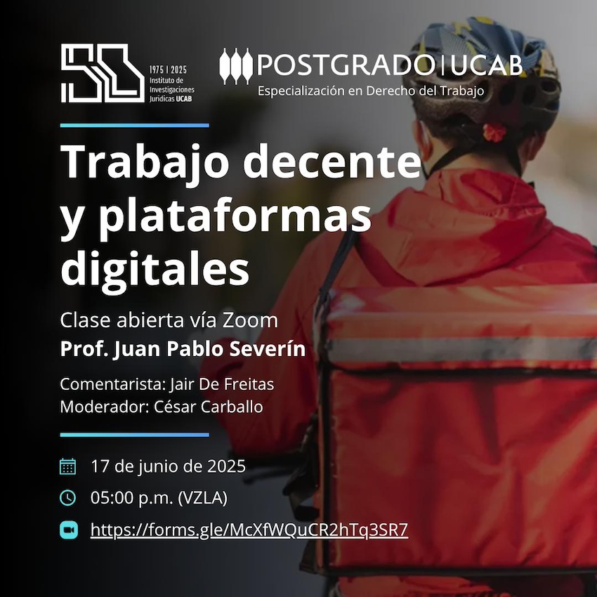 Trabajo decente y plataformas digitales